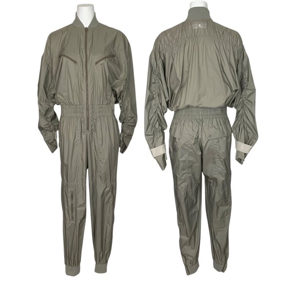 Adidas By Stella McCartney Woven All In One Jumpsuit S Tech Chrome Athletic - Picture 1 of 16
